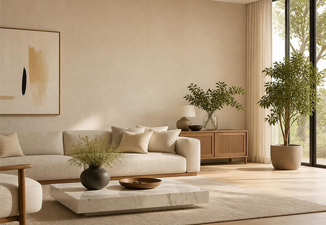 گالری مقاله راهنمای انتخاب بهترین کاغذ دیواری ساده و تک رنگ-2
